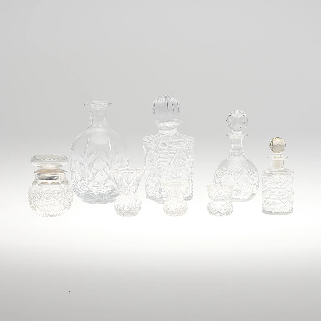 A SMALL QUANTITY OF CUT GLASS. — Other — Lawrences Auctioneers