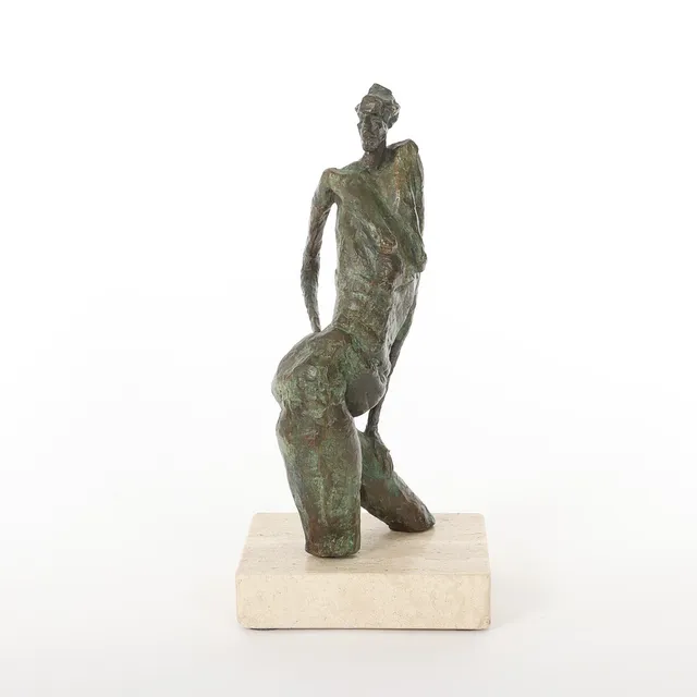 INGER WEICHSELBAUMER. f 1938. Bronsskulptur "Isabel", 53 cm hög, signerad och numrerad 2/7.