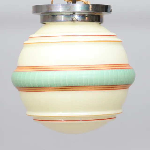 TAKLAMPA, art deco, 1900-talets första hälft.