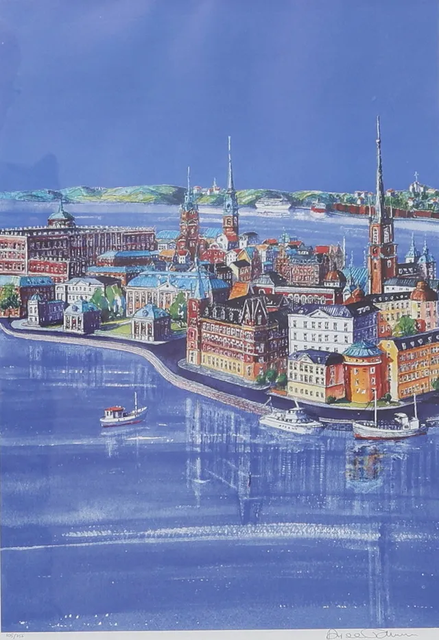 ARIANA RAMHAGE. colorgrafi, Stockholm, 105/756, signerad.