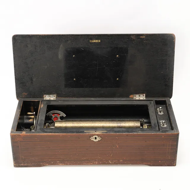 SPELDOSA, cylindermodell, tidigt 1900-tal.