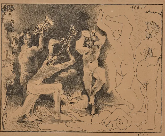 Picasso, Pablo — "La Danse des Faunes" 1957