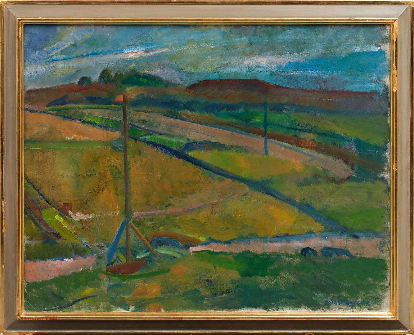 WILGOT OLSSON. "Sommardag", olja på duk, signerad. — Paintings — Göteborgs Auktionsverk