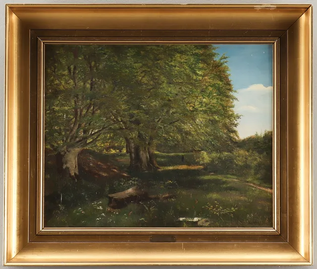 SIEGFRIED HASS. Danskt parklandskap.