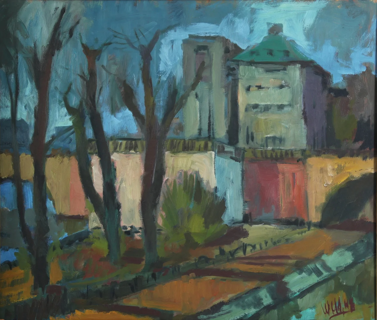 OWE WESSBOHN. 1913-1996. Olja på pannå, signerad. — Paintings — Auktionsverket Engelholm