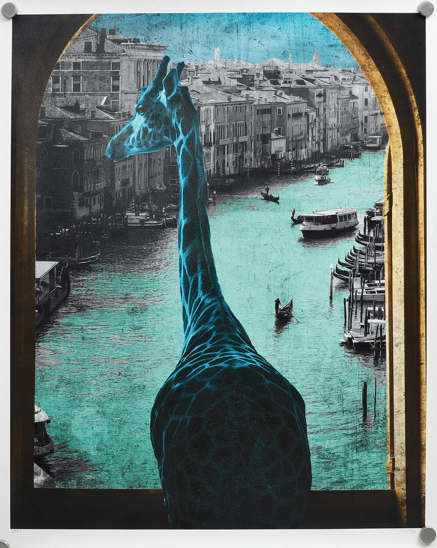 LARS TUNEBO. "My window view in Venice", pigment print, signerad och numrerad 12/30. — Engravings & Prints — Göteborgs Auktionsverk