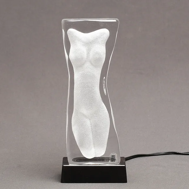 ERIKA HÖGLUND. Skulptur, glas, Målerås, signerad.