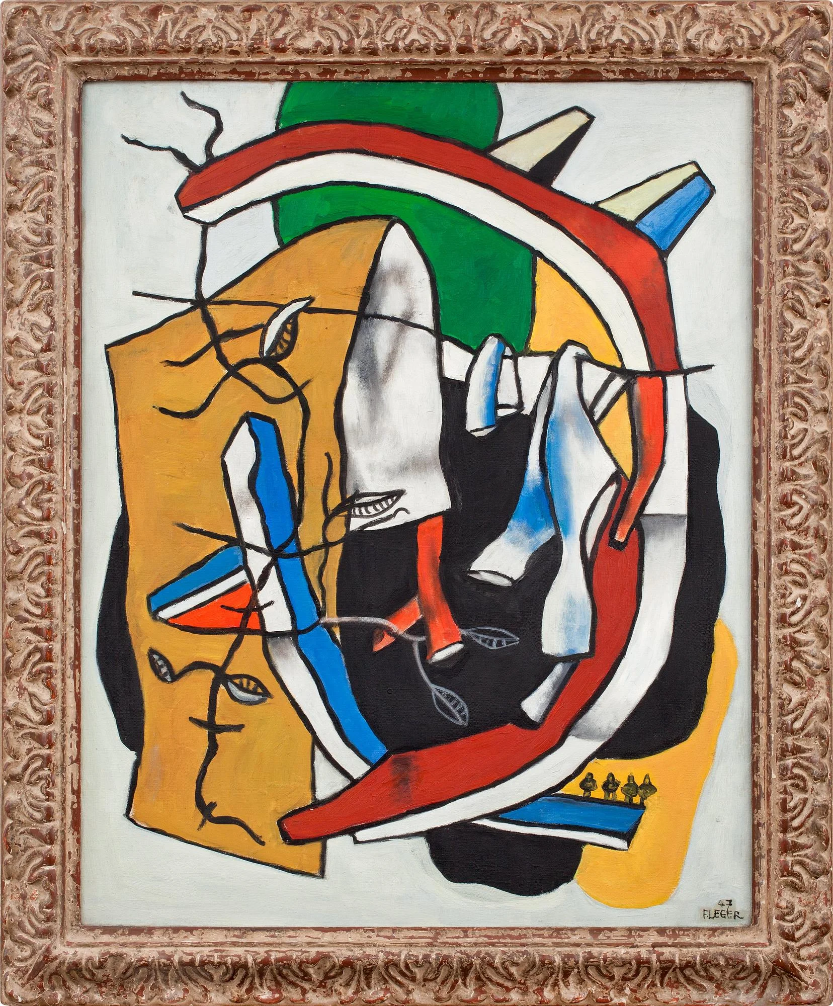 Fernand Léger, "Le linge qui sèche". — Bukowskis