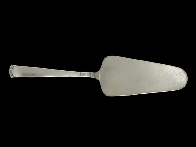 Tårtspade, silver, modell Rosenholm, 214mm, 52,5g i ask