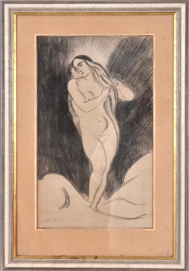 GÖSTA SANDELS. litografi, Venus födelse.