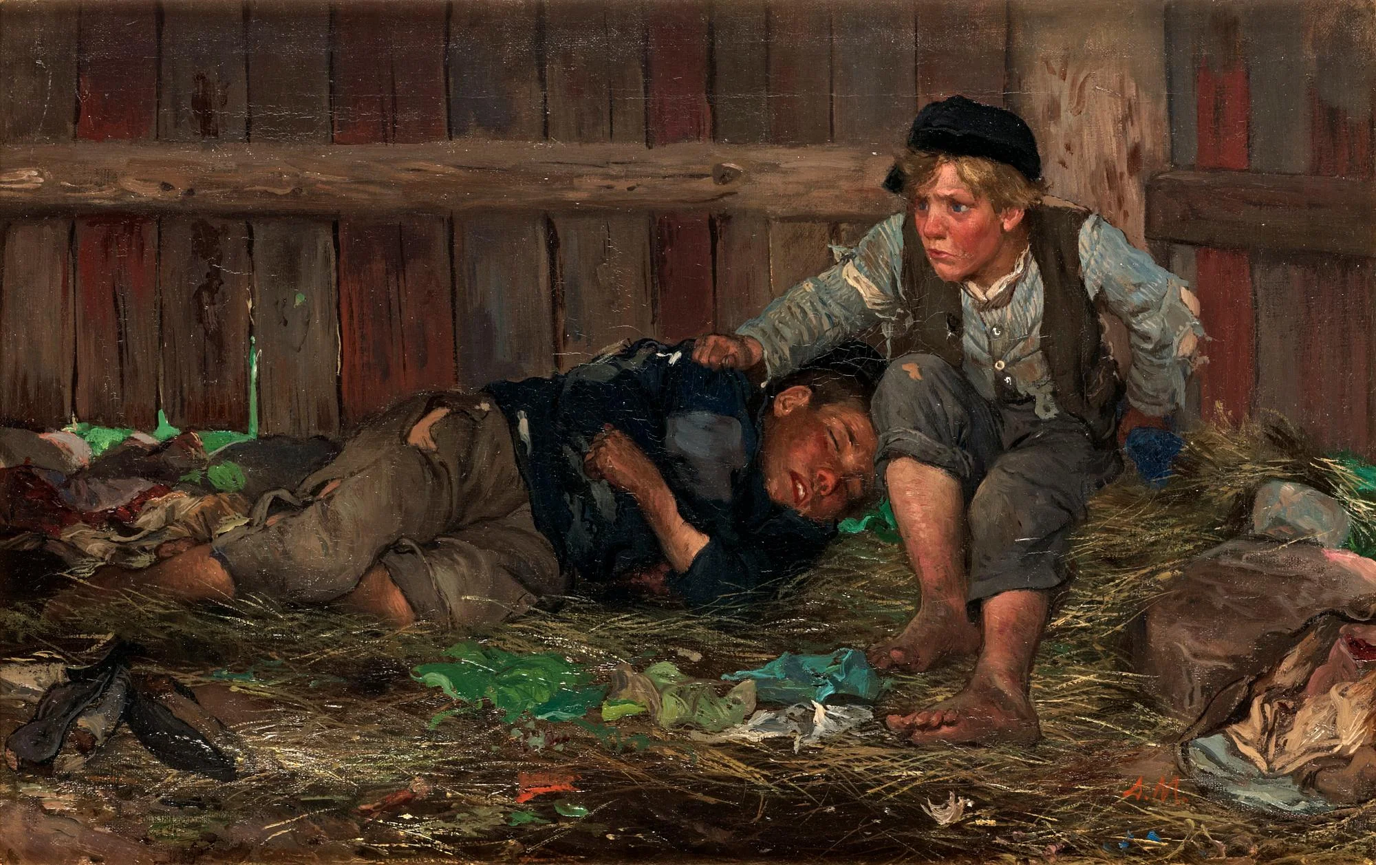 August Malmström, "Polisen kommer". — Bukowskis