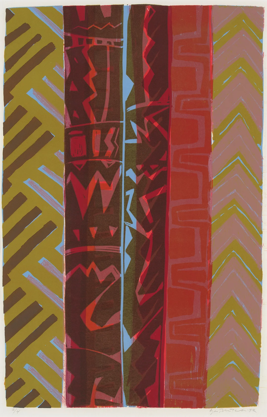 Pahr-Iversen, Kjell — Uten tittel, 1992 — Kunst/Grafikk — Blomqvist
