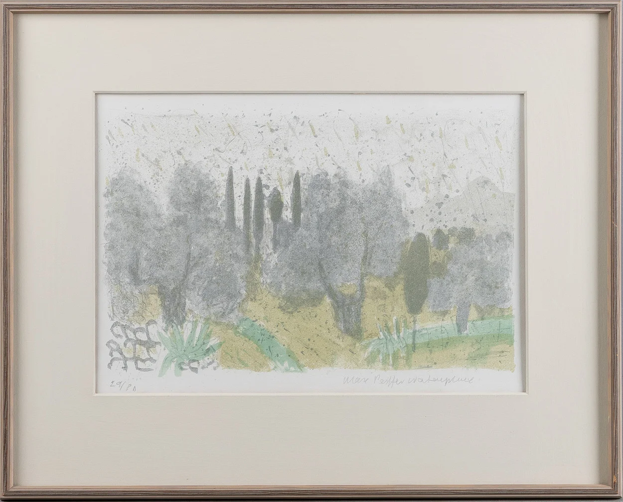 MAX PEIFFER WATENPHUL (1896-1976). Landskap, litografi. — Engravings & Prints — Stockholms Auktionsverk Helsingborg