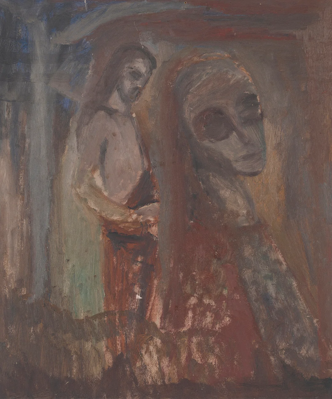 Sitje, Joronn — To skikkelser, ca. 1922 — Kunst/Maleri — Blomqvist