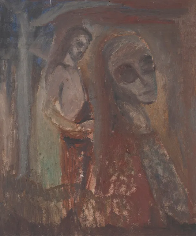 Sitje, Joronn — To skikkelser, ca. 1922