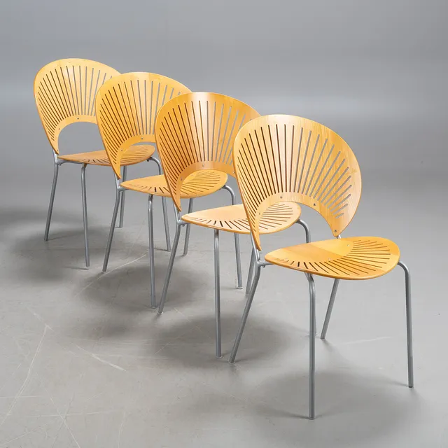 NANNA DITZEL. 4 stycken, Fredericia Furniture, "Trinidad", samtida.