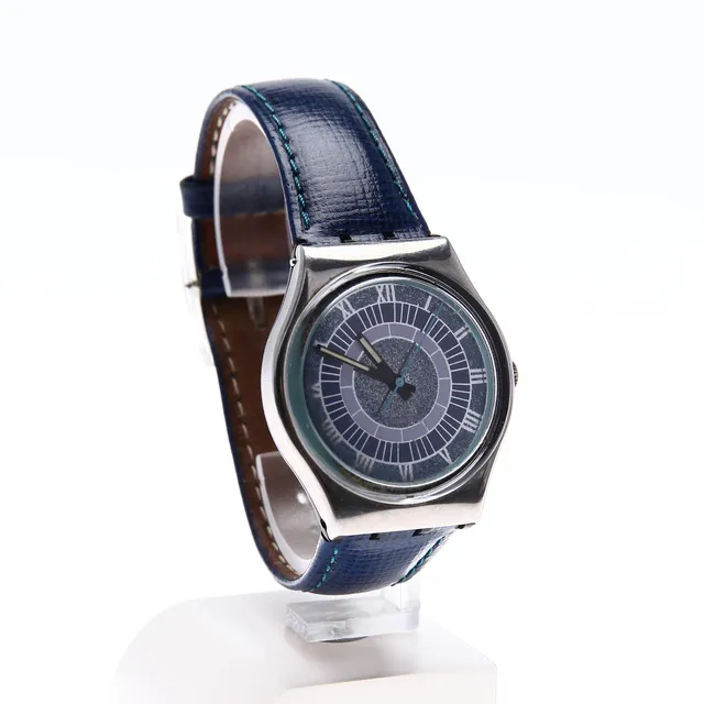 Armbandsur, Swatch, "Alexander", GX123, plast och läder, 1992.