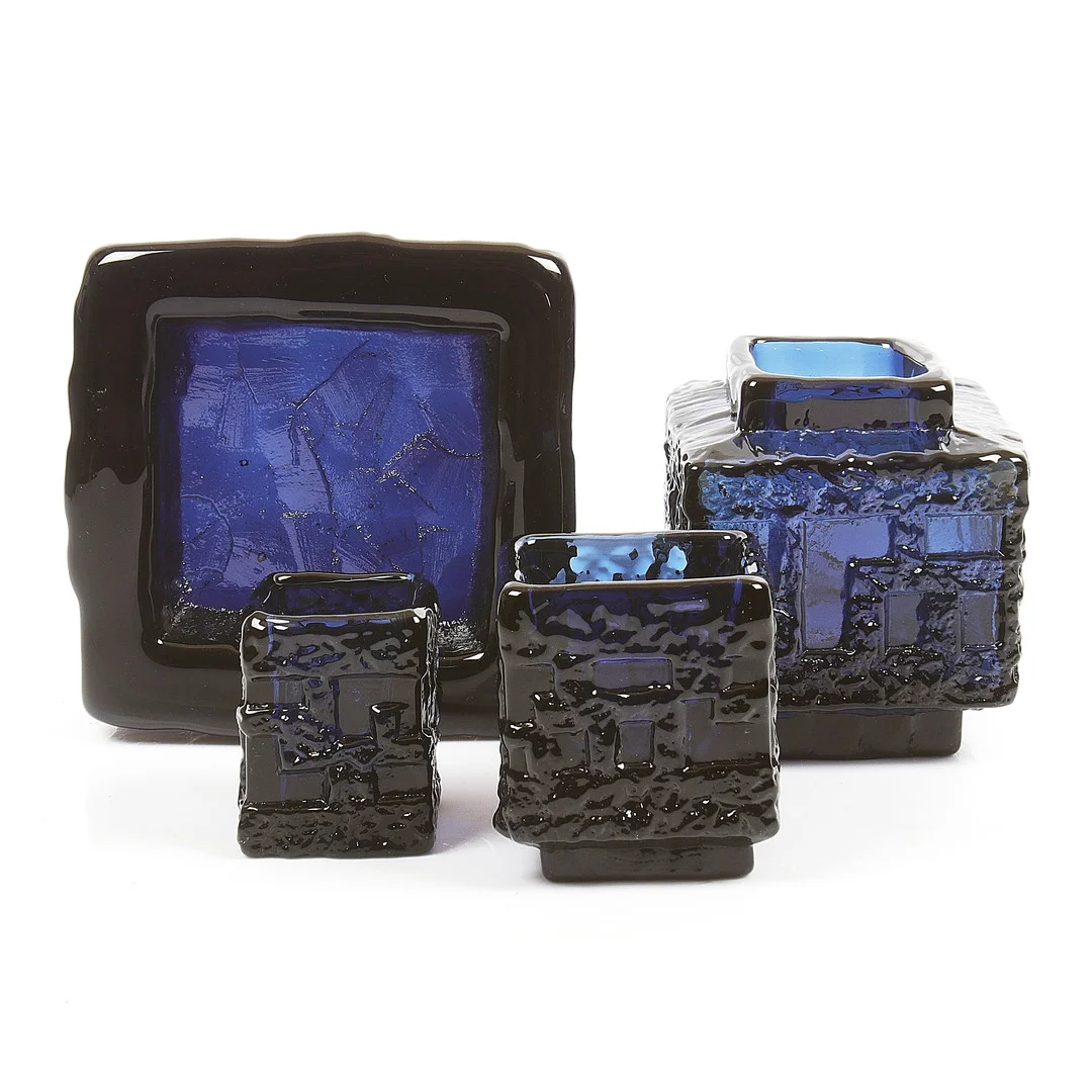 GÖTE AUGUSTSSON. "Kobolt", glas, Ruda Glasbruk. — Art glass — Stadsauktion Sundsvall