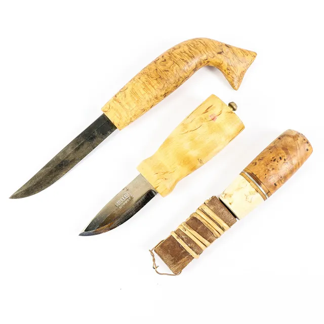 SLIDKNIVAR 3 stycken utan slidor.