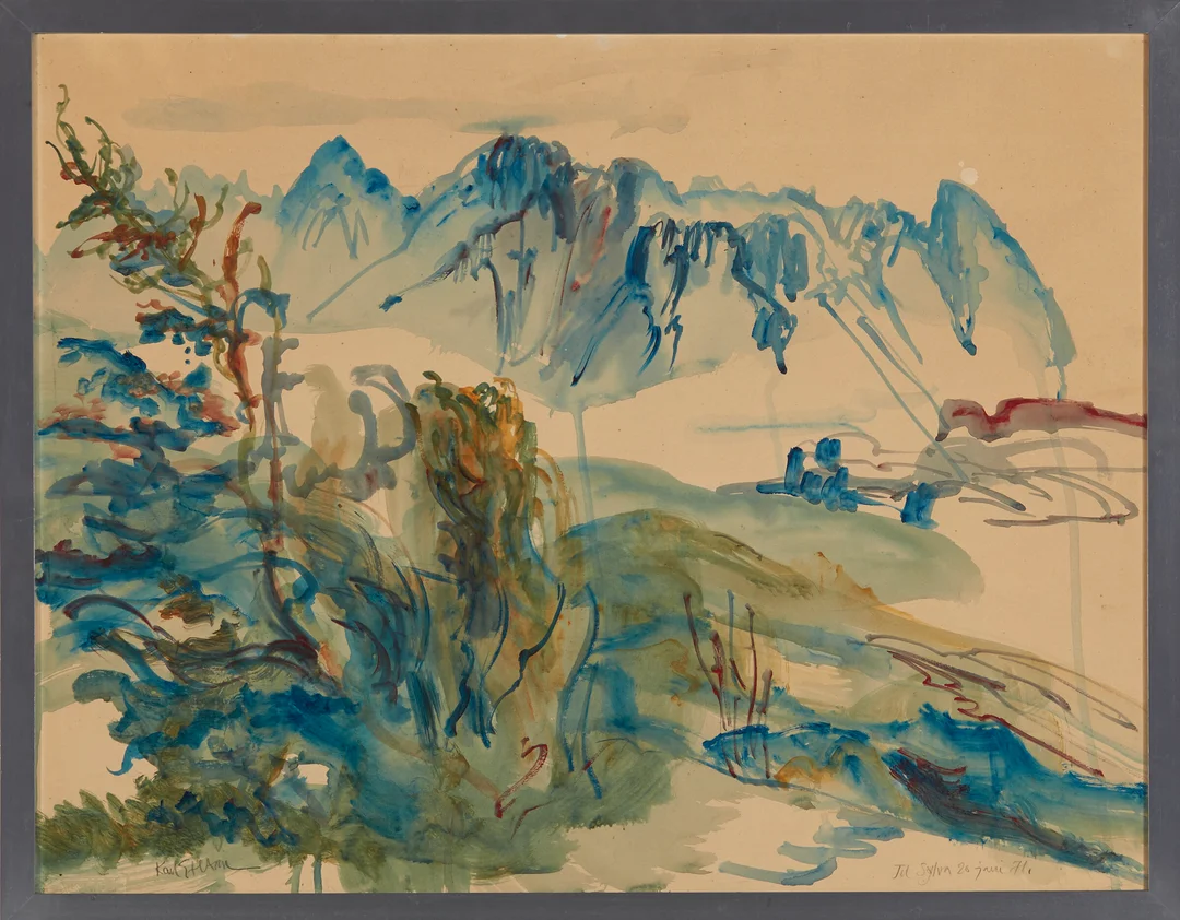 Harr, Karl Erik — Fra Kjerringøy, 1971 — Kunst/Øvrig billedkunst — Blomqvist