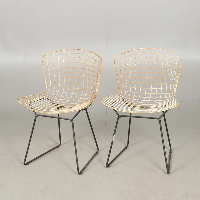 HARRY BERTOIA. Stolar, 1 par, "Side Chair", Knoll International.