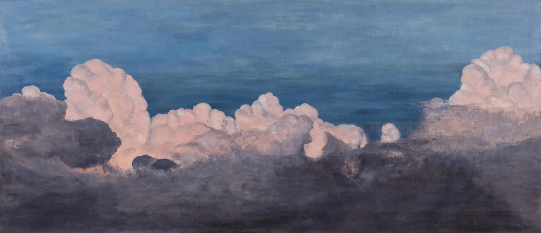 Berg, Åke — Skyer, 1977 — Kunst/Maleri — Blomqvist