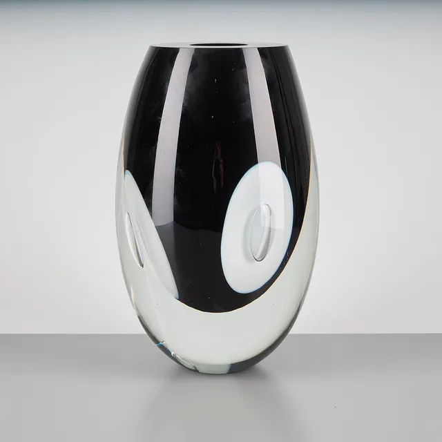 TIMO SARPANEVA. GLASSKULPTUR "Claritas", signerad Timo Sarpaneva, Iittala 23/1986.