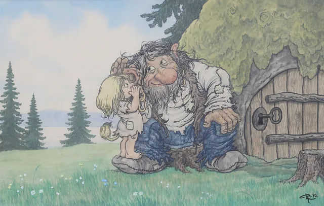 ROLF LIDBERG. Gouache, signerad och daterad -75.