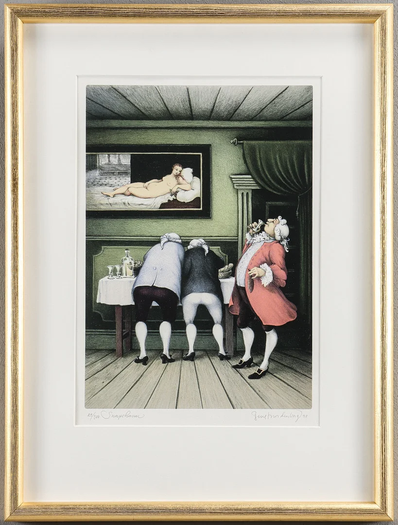 BENGT NORDENBORG. "Snapshanar". — Engravings & Prints — Karlstad Hammarö Auktionsverk