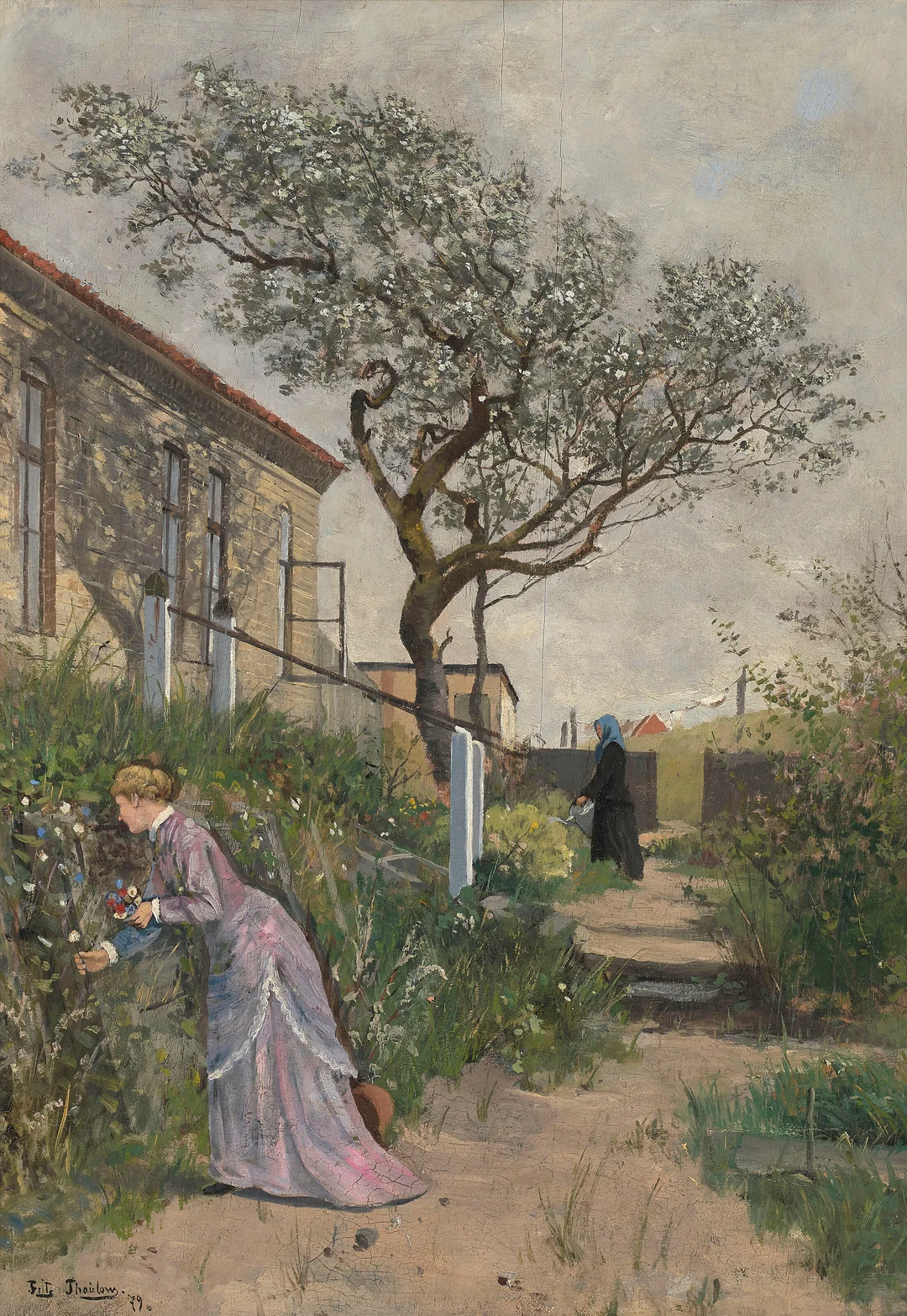 Thaulow, Frits — "Fra Skagen" 1879 — Kunst/Maleri — Blomqvist