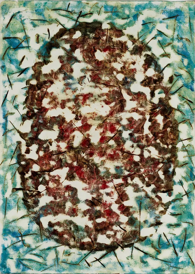 TORBJÖRN ÖSTMAN (FÖDD 1948). "Microb III", signerad och daterad T. Östman -90, akvarell blandteknik på papper.