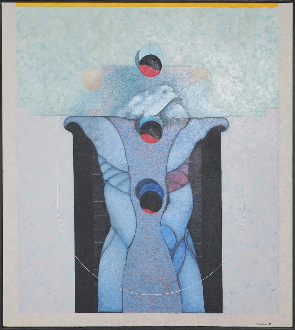 JUHA SOISALO. "Höstdagsjämning", signerad samt daterad -95, olja på duk. — Paintings — Stockholms Auktionsverk Sickla