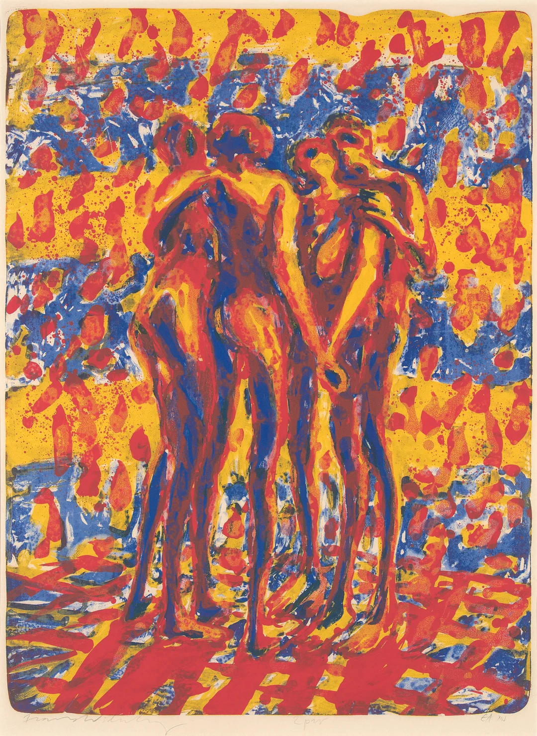 Widerberg, Frans — "To par" 1980 — Kunst/Grafikk — Blomqvist