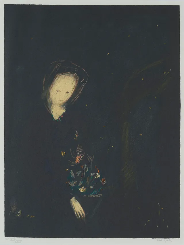 Fjell, Kai — "Pike med blomst" 1981