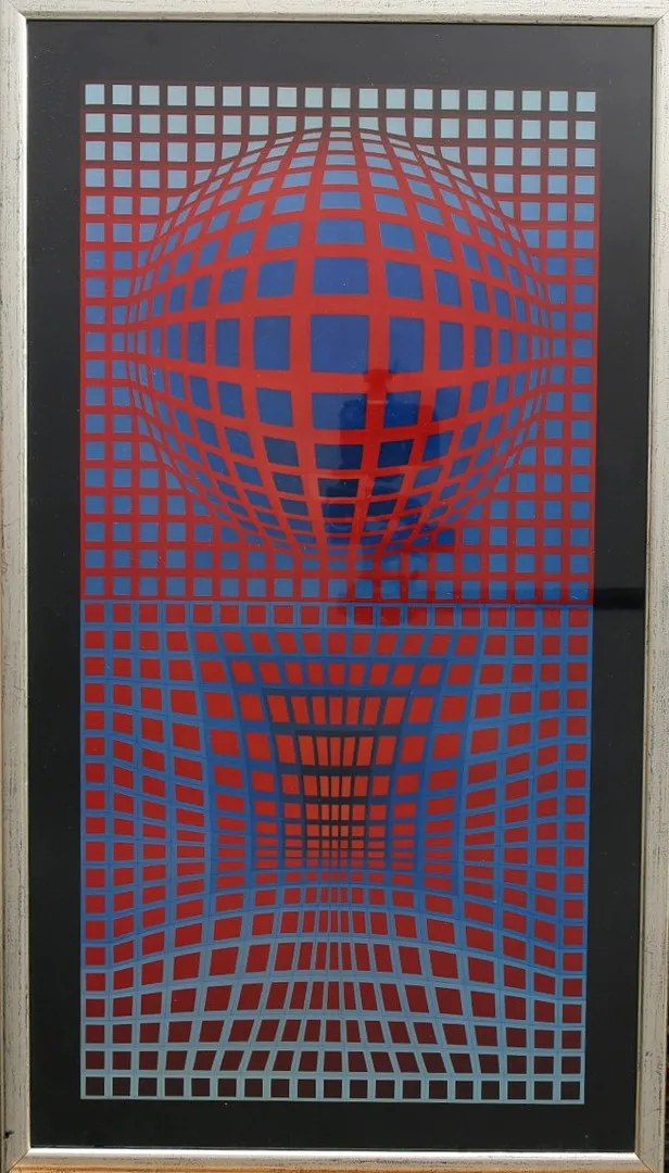 VICTOR VASARELY. FÄRGTRYCK.