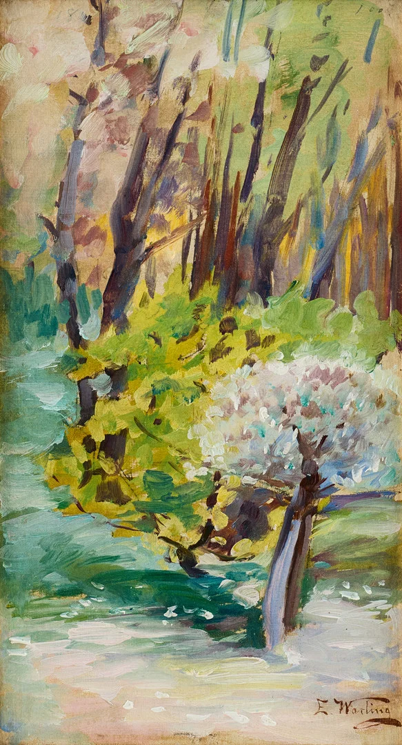 ELISABETH WARLING. Vår. — Paintings — Stockholms Auktionsverk Fine Art