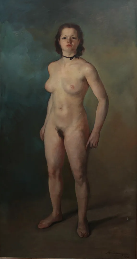 ERNEST SANTASUSAGNA. A girl.
