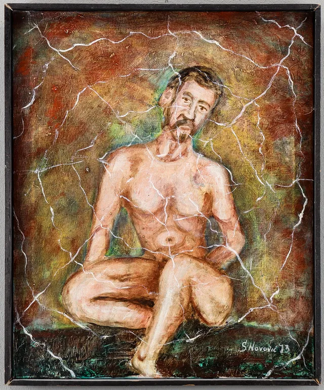 STRAHINJA NOVOVIC. Mansporträtt.