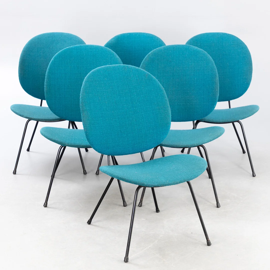 W. H. GISPEN, 6 Sessel 'Kembo 301', Deutschland, 1960er Jahre (6). — Armchairs & Chairs — Stockholms Auktionsverk Hamburg