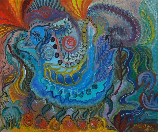ANITA NILSSON. SURREALISTISK KOMPOSITION.