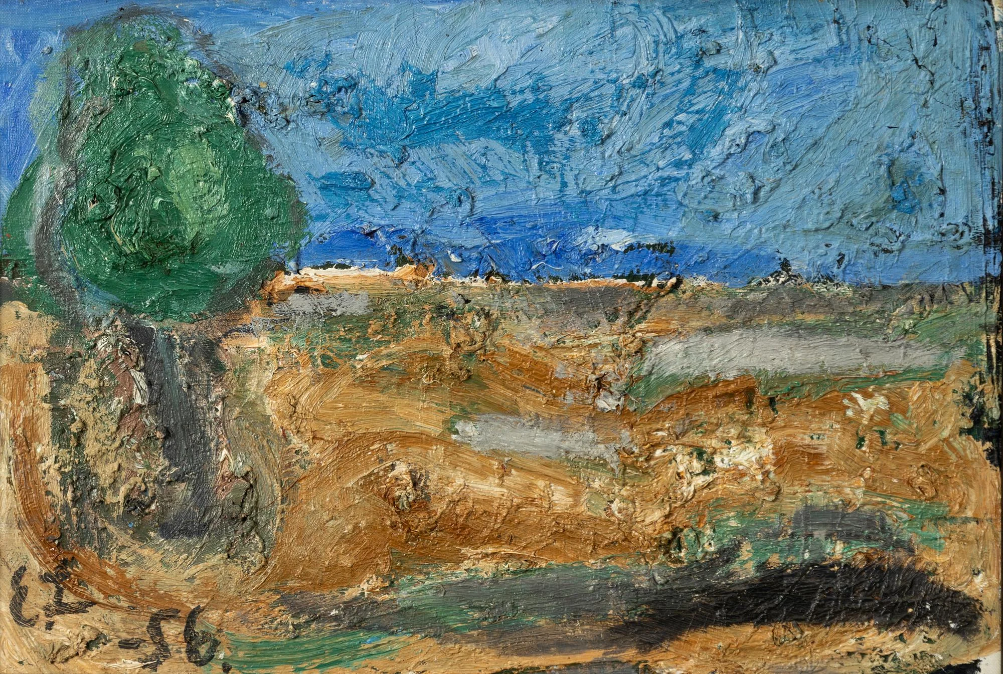 Evert Lundquist, "På fältet". — Konst/Modern svensk konst — Bukowskis