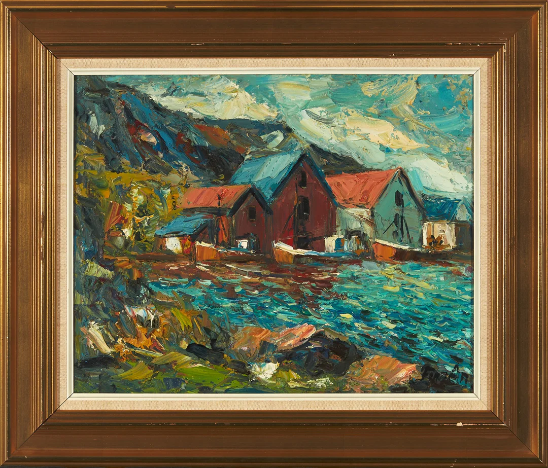 Andersen, Finn — Rorbuer — Kunst/Maleri — Blomqvist