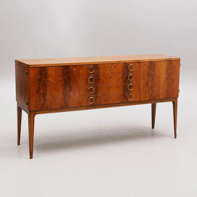 BERTIL FRIDHAGEN. Sideboard, mahogny, "Edvard", Bodafors, swedish modern, 1940-tal.