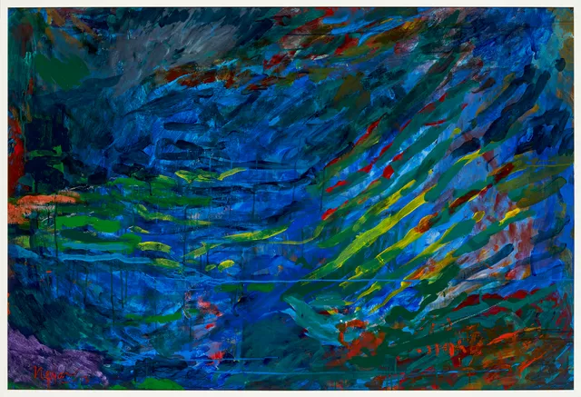 Nesjar, Carl — "Blå sjø" 2013