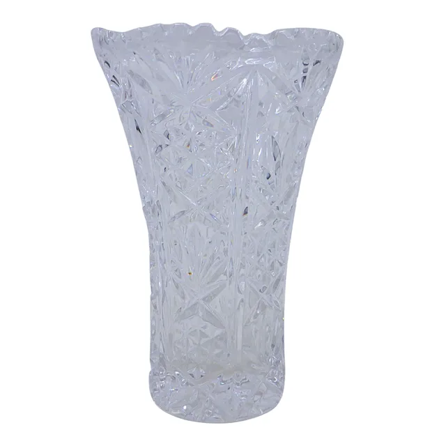 KRISTALLVASE IM PARISER SCHLIFF.