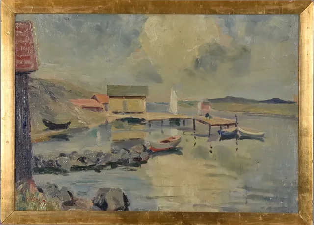 HENRIK SKAGH. Olja på pannå.