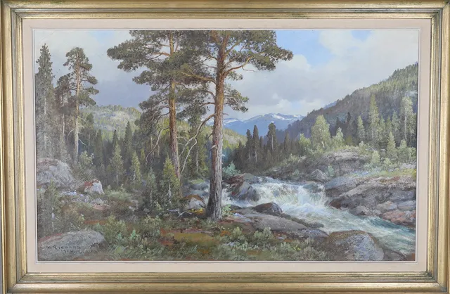 THORVALD RYGAARD. olja på duk, signerad och daterad 1932.