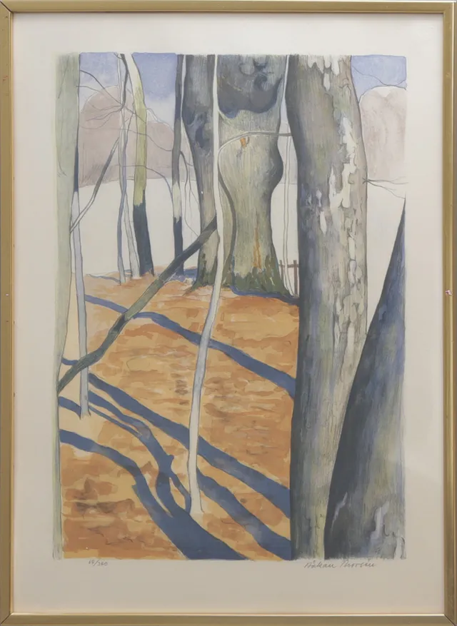 HÅKAN THORSÉN. LITO, signerad, 1900-tal.