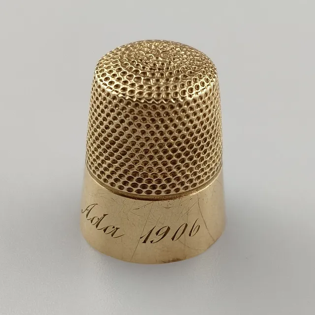 Goldfingerhut - Carter, Gough & Co., Newark, New Jersey/USA, Anfang 20. Jh.