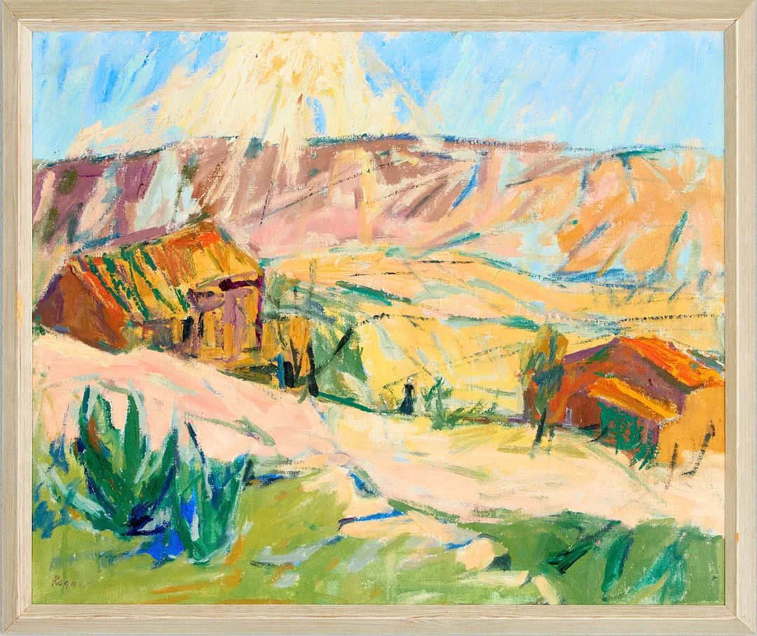 RAGNAR JOHANSSON. Landskap i norra Spanien. — Paintings — Uppsala Auktionskammare